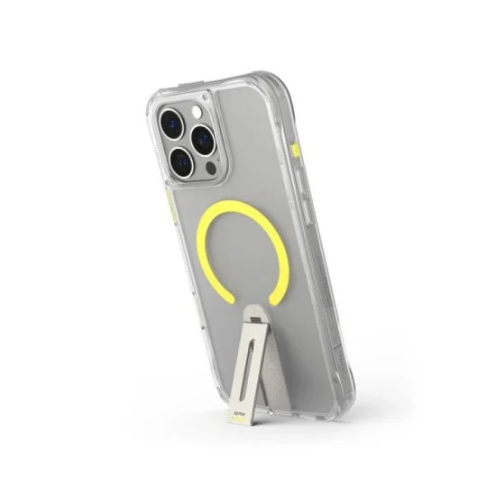 Cover Iphone 16 Pro Helix Mag-Charge + 360&deg; Rotating&nbsp;Stand Skinarma - Clear